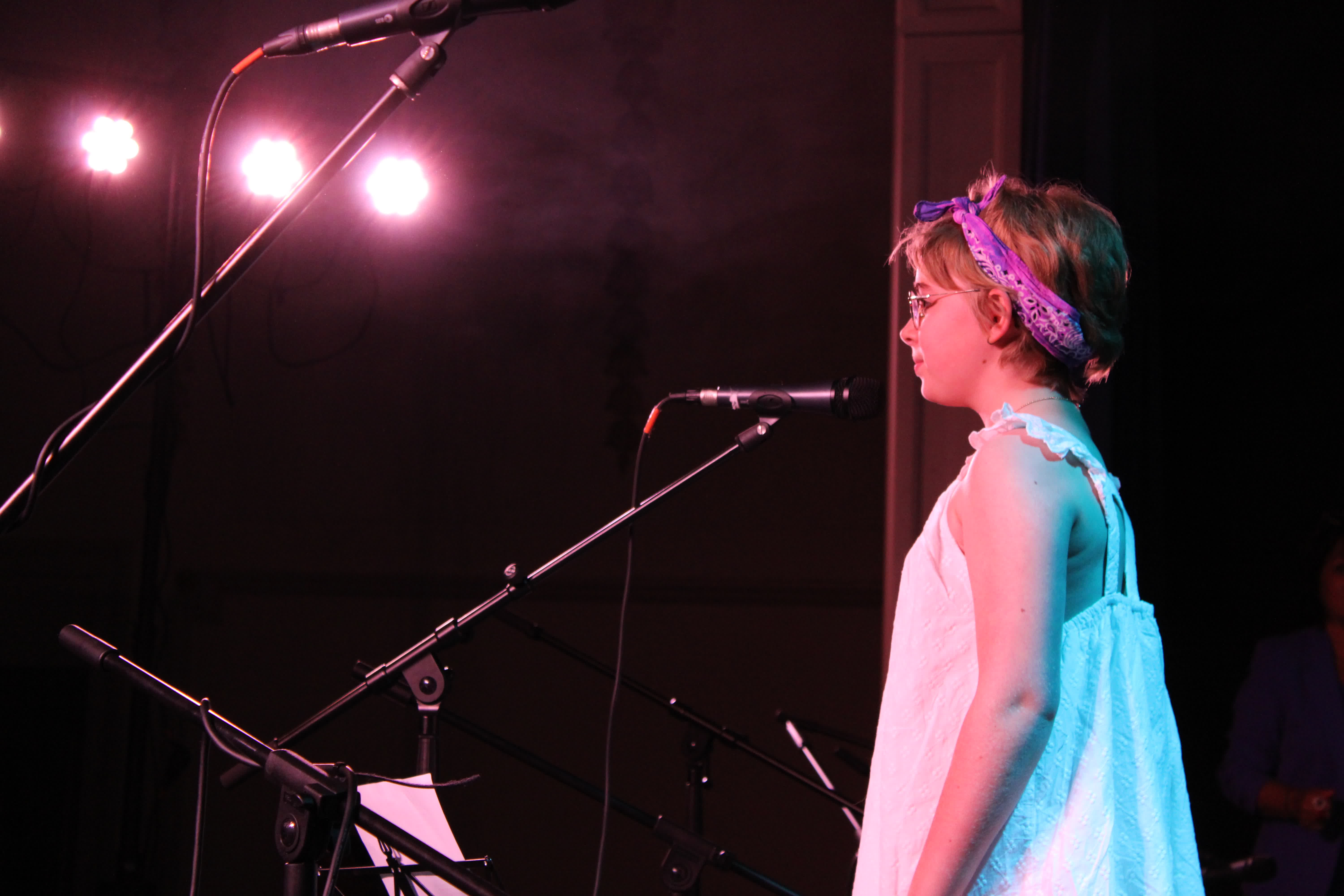 élèves du Music Lab chantent